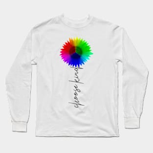 Autism Awareness Choose Kind Be Kind Autism Mom Long Sleeve T-Shirt